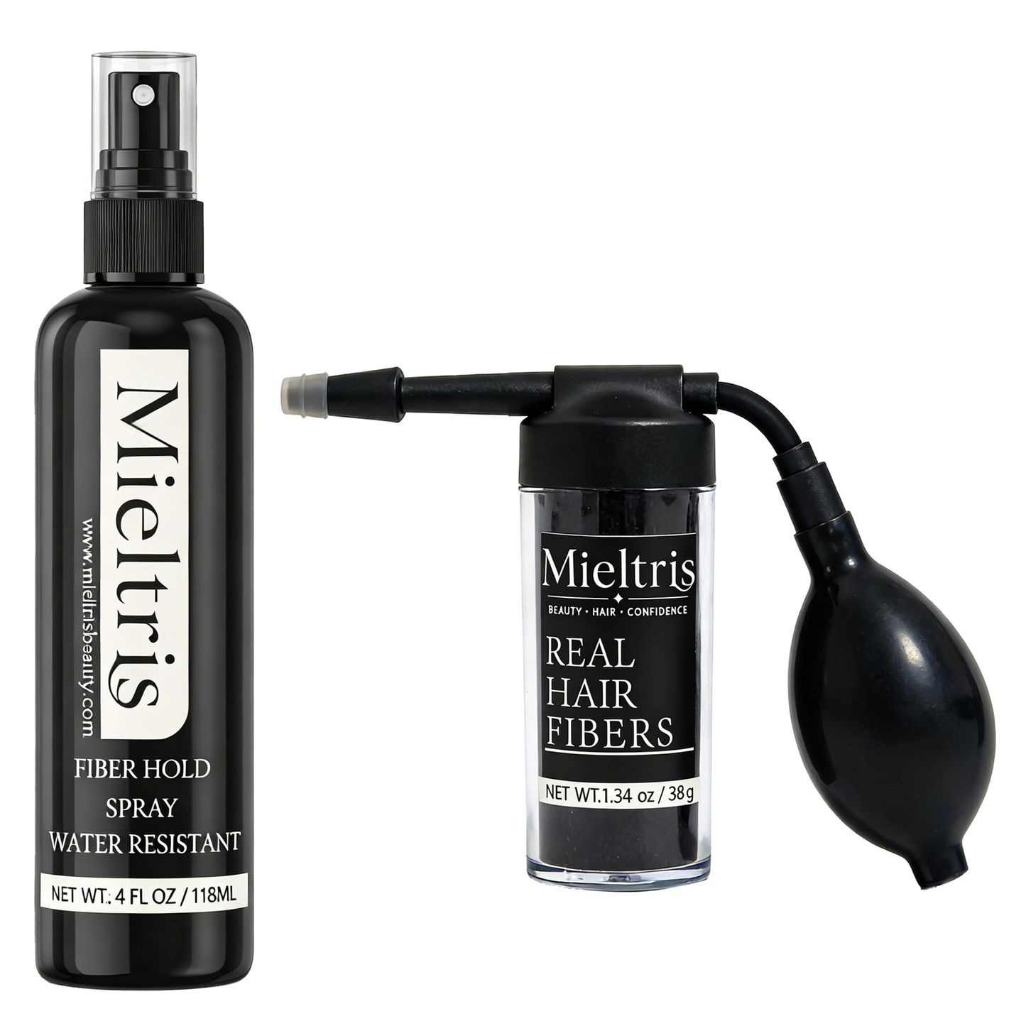 Real Human Hair Fibers Duo