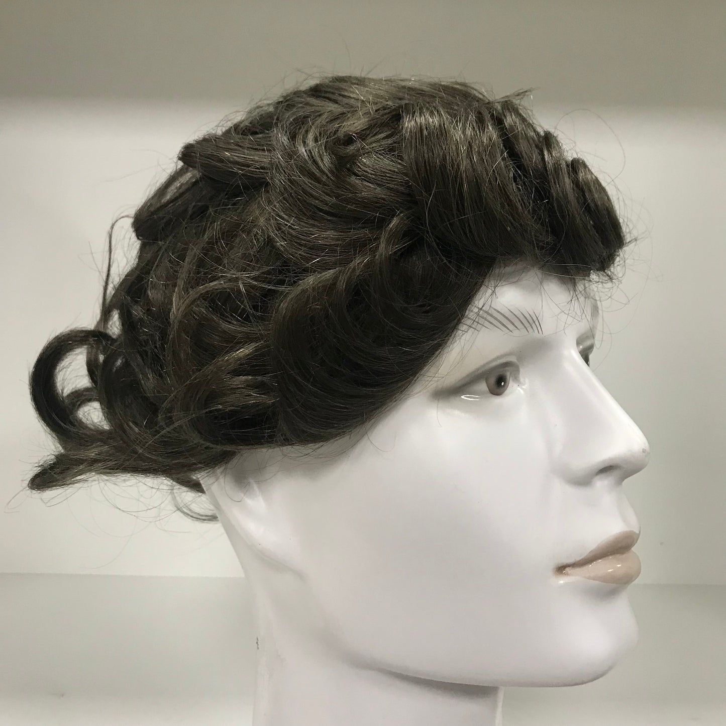 Australia Toupee 8x10, #5 Light Brown Human Hair, Lace & PU Combination Base Men Hair System